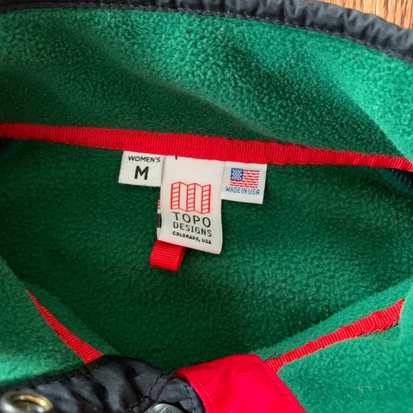 Topo Designs Fleece Women’s Sweatshirt M - Picture 2 of 5
